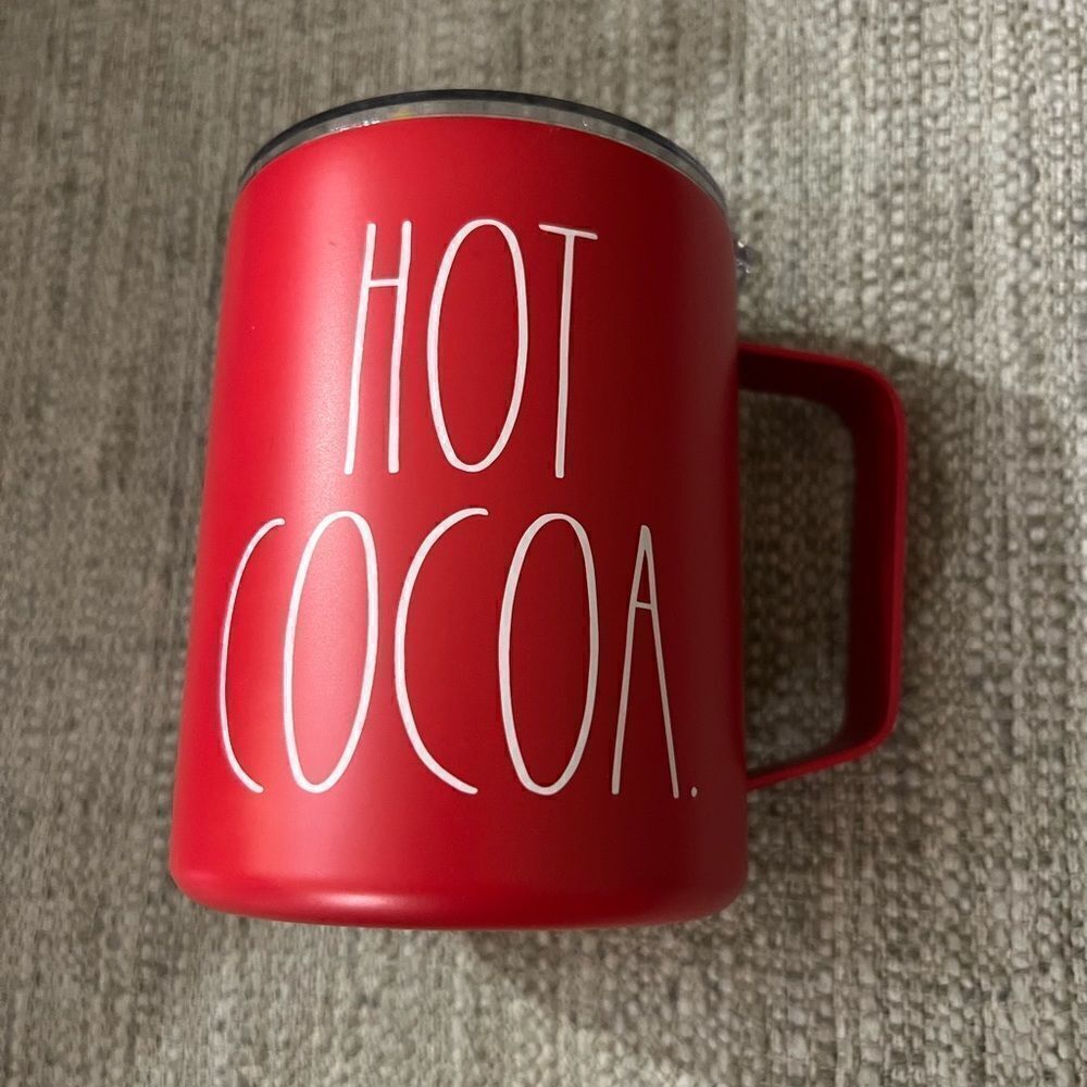 NWT Rae Dunn Hot Cocoa mug with lid